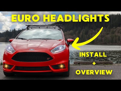 Ford Fiesta ST 2015 Euro Headlight Install and Overview!