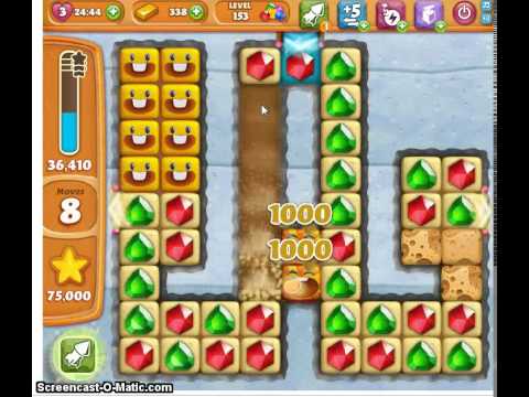 Diamond Digger Saga Level 153 1 Star No Boosts