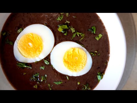 SOPA NEGRA COSTARRICENSE / DELICIOSA RECETA