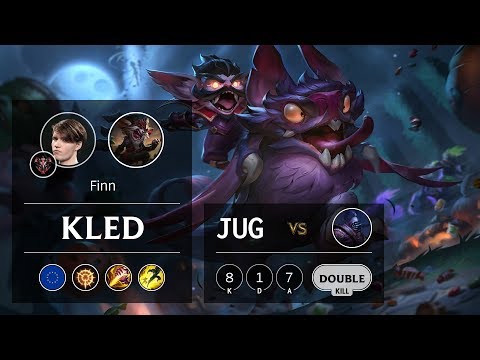 Kled Jungle vs Jax - EUW Grandmaster Patch 9.9