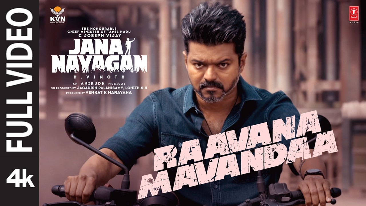 Hon’ble CM Vijay | Jana Nayagan - Raavana Mavandaa Full Video | H Vinoth | Anirudh | KVN