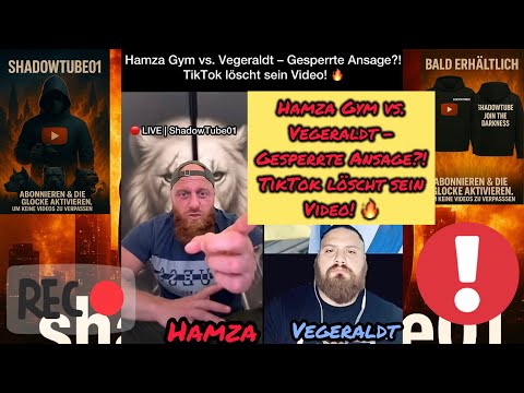 Hamza Gym vs. Vegeraldt – Banned?! TikTok deletes his video! 🔥