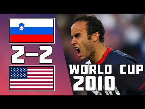 Slovenia 2 - 2 USA | World Cup 2010
