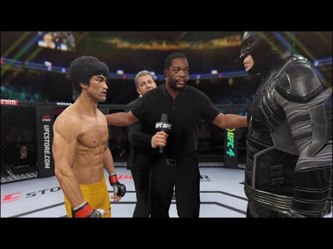 Bruce Lee vs. Dark Knight - EA Sports UFC 4 - Epic Fight 🔥🐲