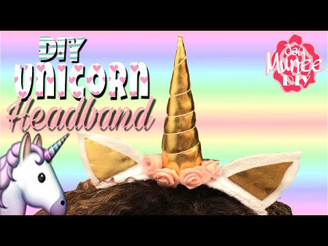DIY Unicorn Headband 🦄🌈🦄 Video