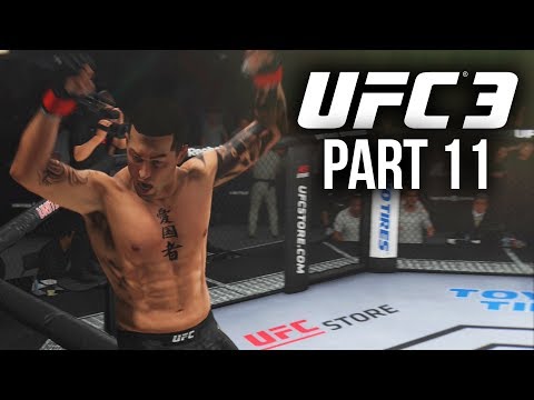 EA Sports UFC 3 Career Mode Gameplay Walkthrough Part 11 - TITLE DEFENCE