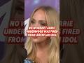 No wonder Carrie underwood was fired from American idol -1#shorts#celebrity#carrieunderwood