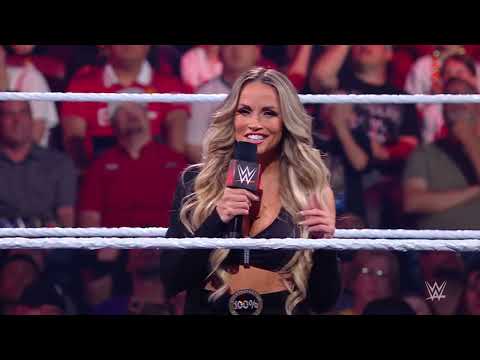 FULL SEGMENT: 1080pHD WWE RAW 04/17/23 Heel Trish Stratus In Ring Promo Segment