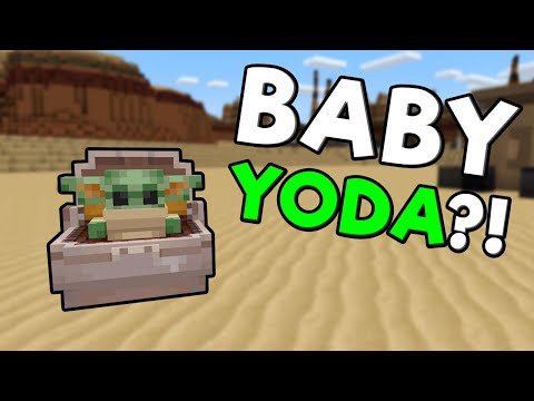 BABY YODA in Minecraft Star Wars DLC - Bedrock Edition