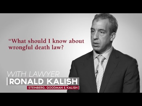 YouTube video about: Who can file a wrongful death suit?