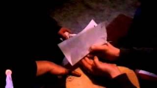 Healing a cut with gun powder