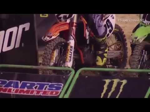 Andrew short Starts 3rd Gear - Replay AMA Supercross 2015 Indianapolis 450