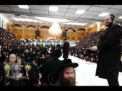 פורים קטן ביי כ"ק אדמו"ר מסאטמאר שליט"א אין קרית יואל
