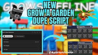 ⛲️✨NEW | GROW A GARDEN PET DUPER SCRIPT🦝🦊 | SHECKLES DUPER💵