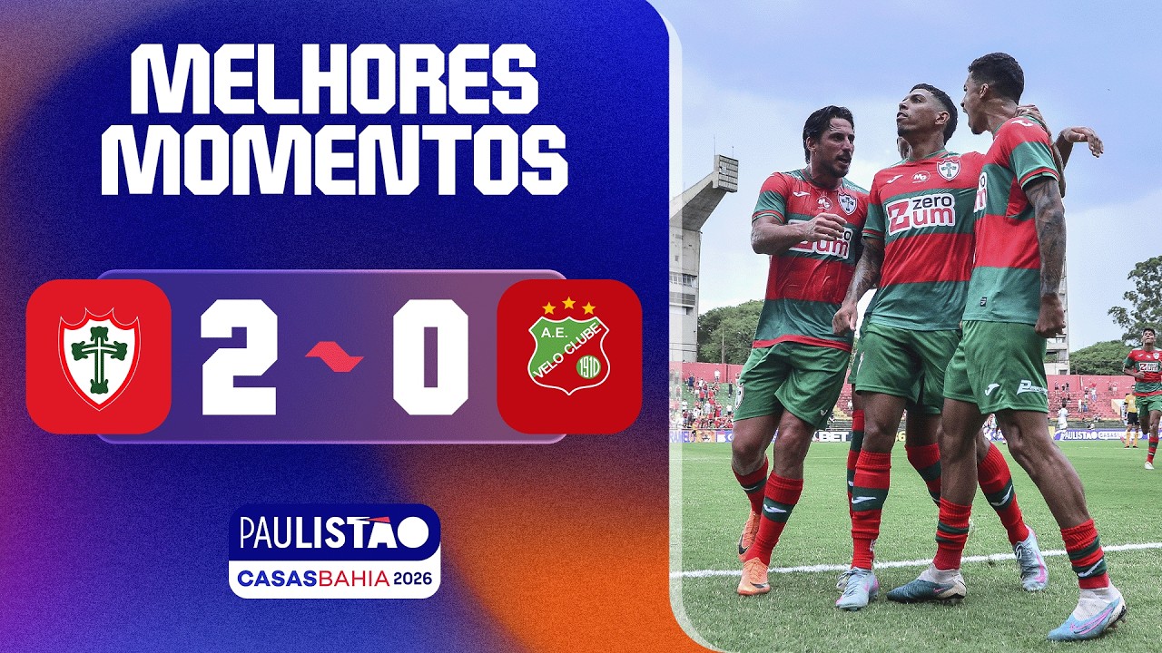 Portuguesa vs AE Velo Clube Highlights