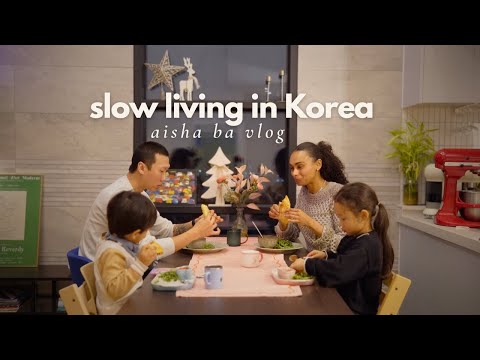 Slow Living in Korea | 3 Days of Cozy Sourdough Baking, Ice Skating & Home Joys 🤍
