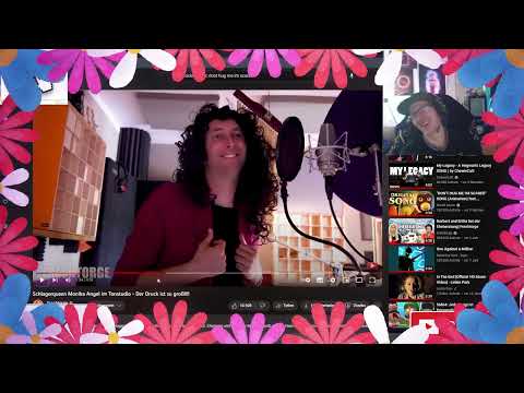 Schlagerqueen Monika Angel im Tonstudio Reaktion I DEU