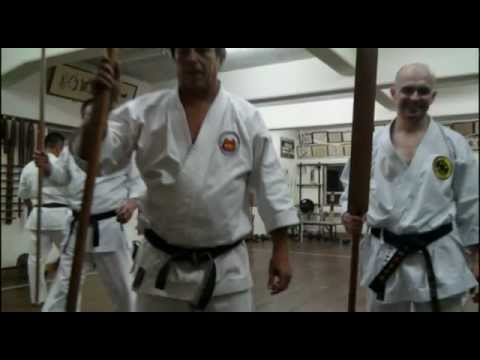 Okinawa Karate and Kobudo training 2012 with Hanshi Shimabukuro