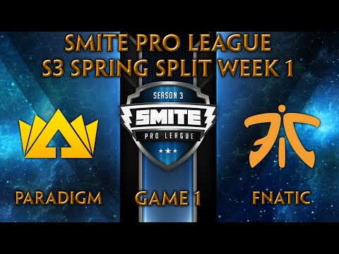 SPL S3 Spring: Week 1 - Paradigm vs. FNATIC (Game 1)