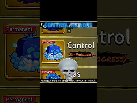 CONTROL REWORK Soon...💀🔥🤯 #bloxfruits #roblox #shorts