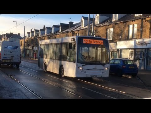 Powell's Bus & Coach 52 heads along Middlewood Road with a Not In Service