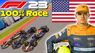 F1 23 - Let's Make Norris World Champion #21: 100% Race USA