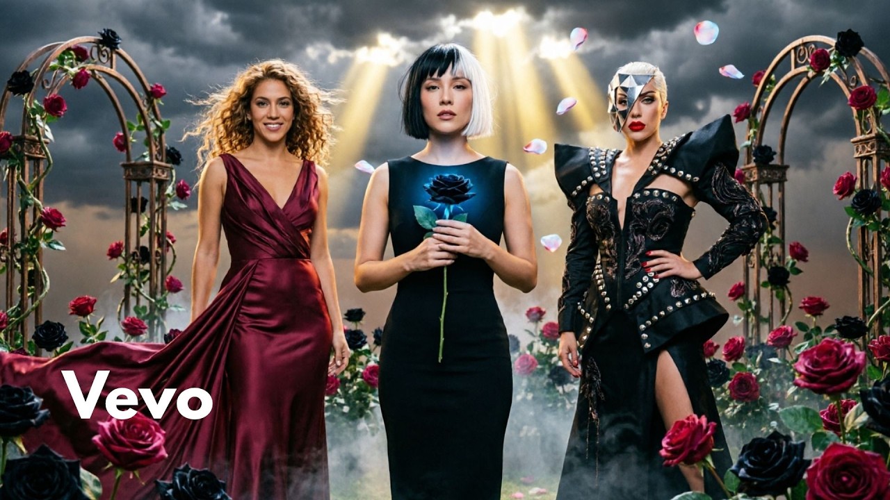 Sia ft Shakira and Lady Gaga -Dark Rose (New Music Video 2026) by SoulEchoes Records 