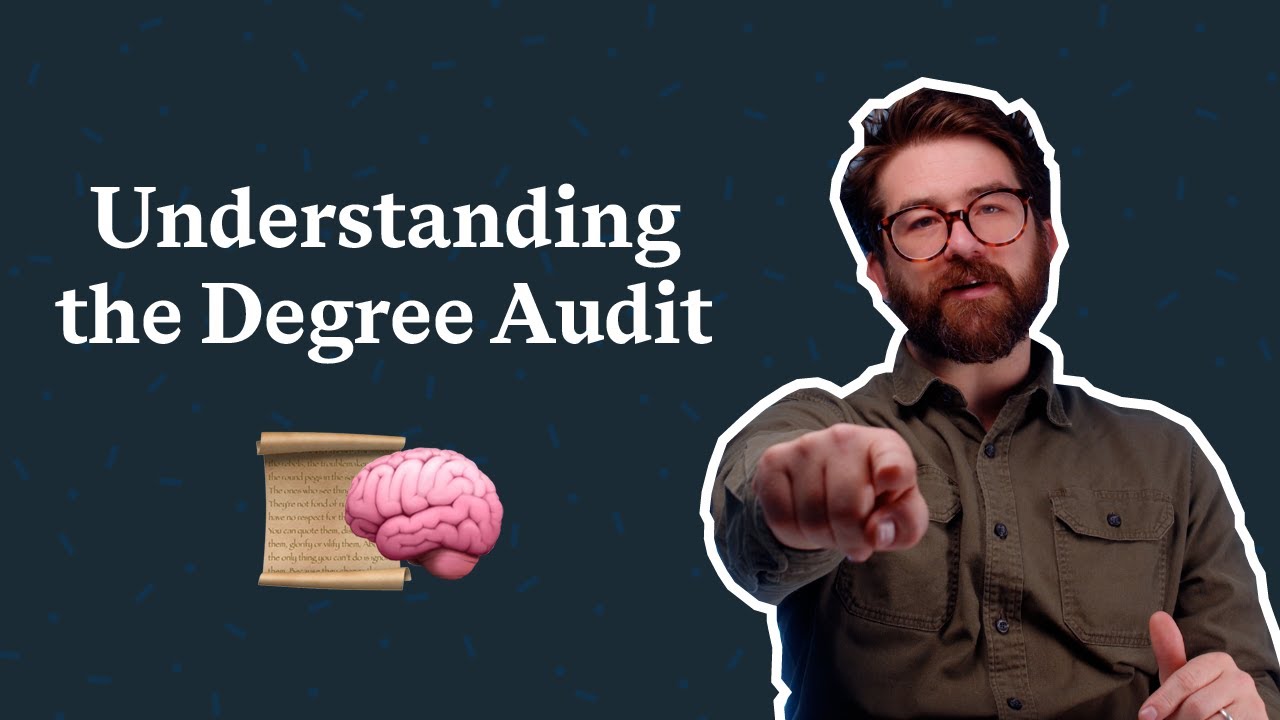 How is a degree audit done?