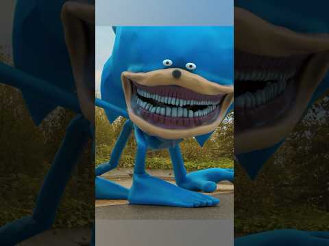 🤯 OMG! Giant Shin Sonic Tapes Encounter in Real Life! #shorts #shinsonic #reallife