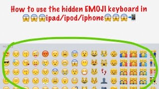 How to enable and use the emoji keyboard on ipad