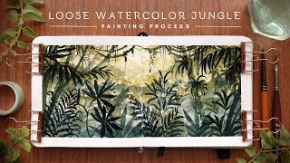 Wild and Unruly Jungle Spread: Watercolor Tutorial