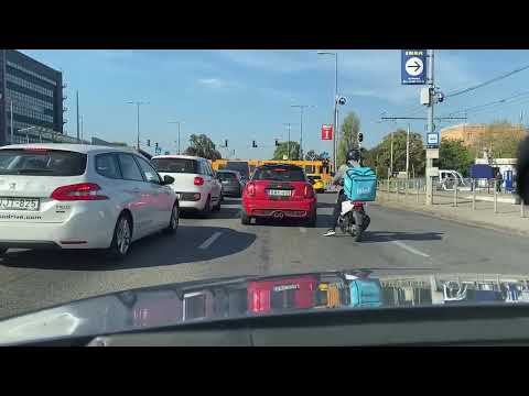 Driving Budapest City