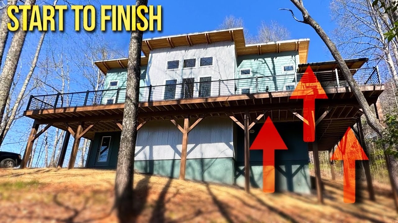 Watch THIS before building on a Slope! Complete NC Mountain Home Construction