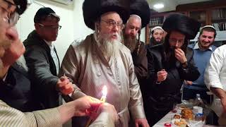 הרה"ח ר' ניסן דוד קיואק הבדלה באומן מוצא"ש חנוכה תשע"ח