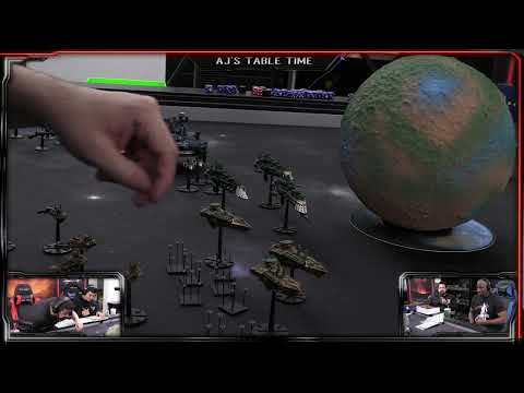AJ's Tabletime -  Battlefleet Gothic NOSTALGIA! (Set-up)