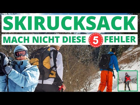 Bester Skirucksack: 5 schwerwiegende Fehler
