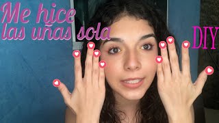 DIY NAILS / Me hice las uñas sola!. Cómo me quedaron?