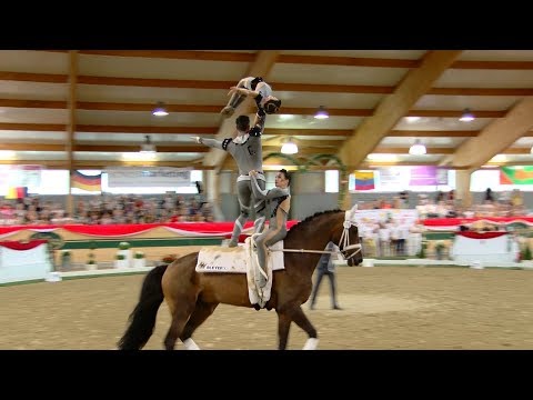 Voltigieren: Justin van Gerven und Patric Looser