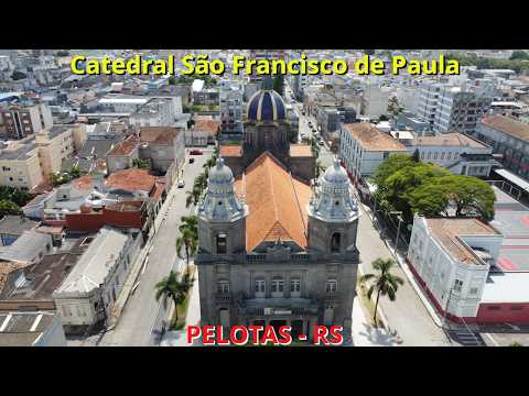 Catedral São Francisco de Paula em Pelotas (RS) 🇧🇷 | Imagens de Drone 4K