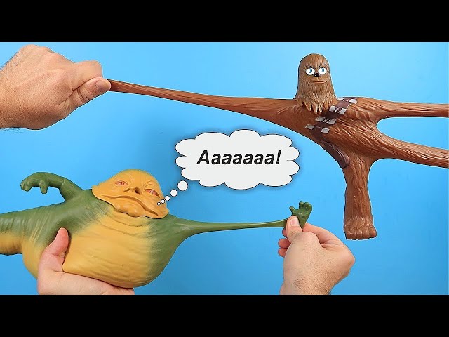 Vídeo relacionado con STRETCH Star Wars Yoda Mini, muñeco elástico, se estira, Personaje película clásica la Guerra de Las Galaxias, Licencia Oficial, Producto Original, coleccionistas, +5 años, Famosa (TR408000)