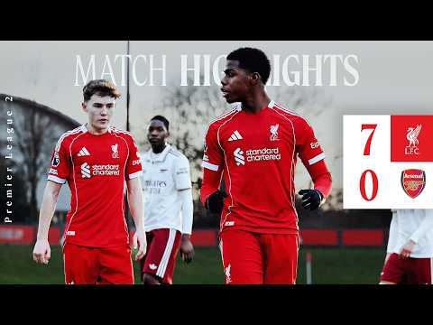 Highlights: Liverpool U21s 7-0 Arsenal | Morrison Hattrick, Wright, Nallo, Pilling & Figueroa Goals
