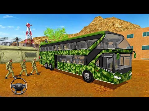 Army Bus Driving 2020 । Military Coach Transporter । Android Gameplay