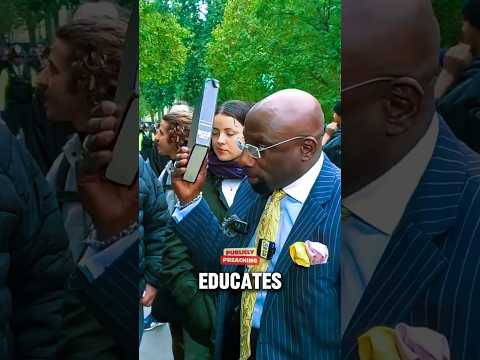 😱 Muslim Says the Bible is CORRUPTED – Then THIS Happened… #speakerscorner #pastororlando #christian