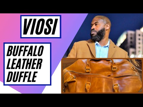 Viosi Buffalo Leather Duffle Bag (COACH Item Comparison)