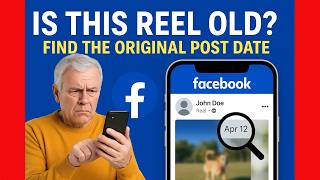 On Mobile - How to Tell When a Facebook Reel Was Published (Find Timestamp & Original Post)