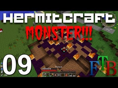 Hermitcraft FTB Monster Ep. 9 - Midnight Ritual Gone Wrong !!!
