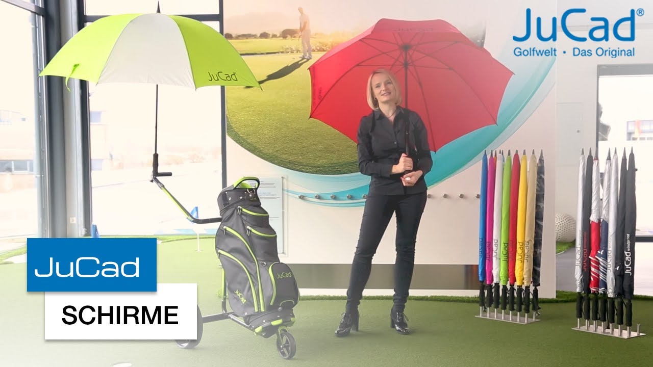 Video: JuCad Golfschirm mit Stift Video: JuCad Golfschirm mit Stift
