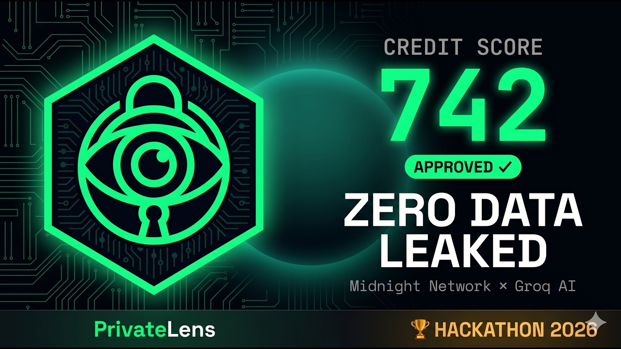 PrivateLens — AI Credit Scoring with Zero-Knowledge Proofs on Midnight Network