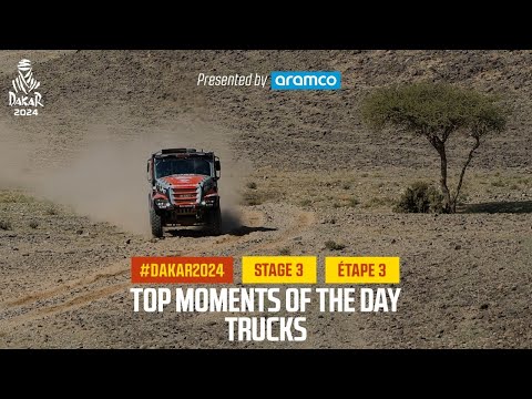 ダカールラリー2024 トラック・カミオンクラス ステージ3ハイライト動画