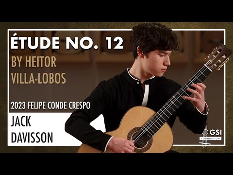 Jack Davisson performs "Étude No. 12" by Heitor Villa-Lobos on a 2023 Felipe Conde Crespo "Negra"